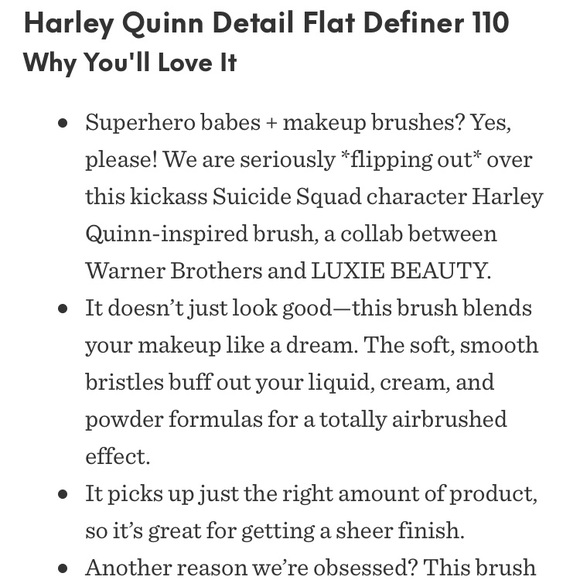 🎉HP🎉Luxie Beauty concealer brush NWT - Picture 3 of 5